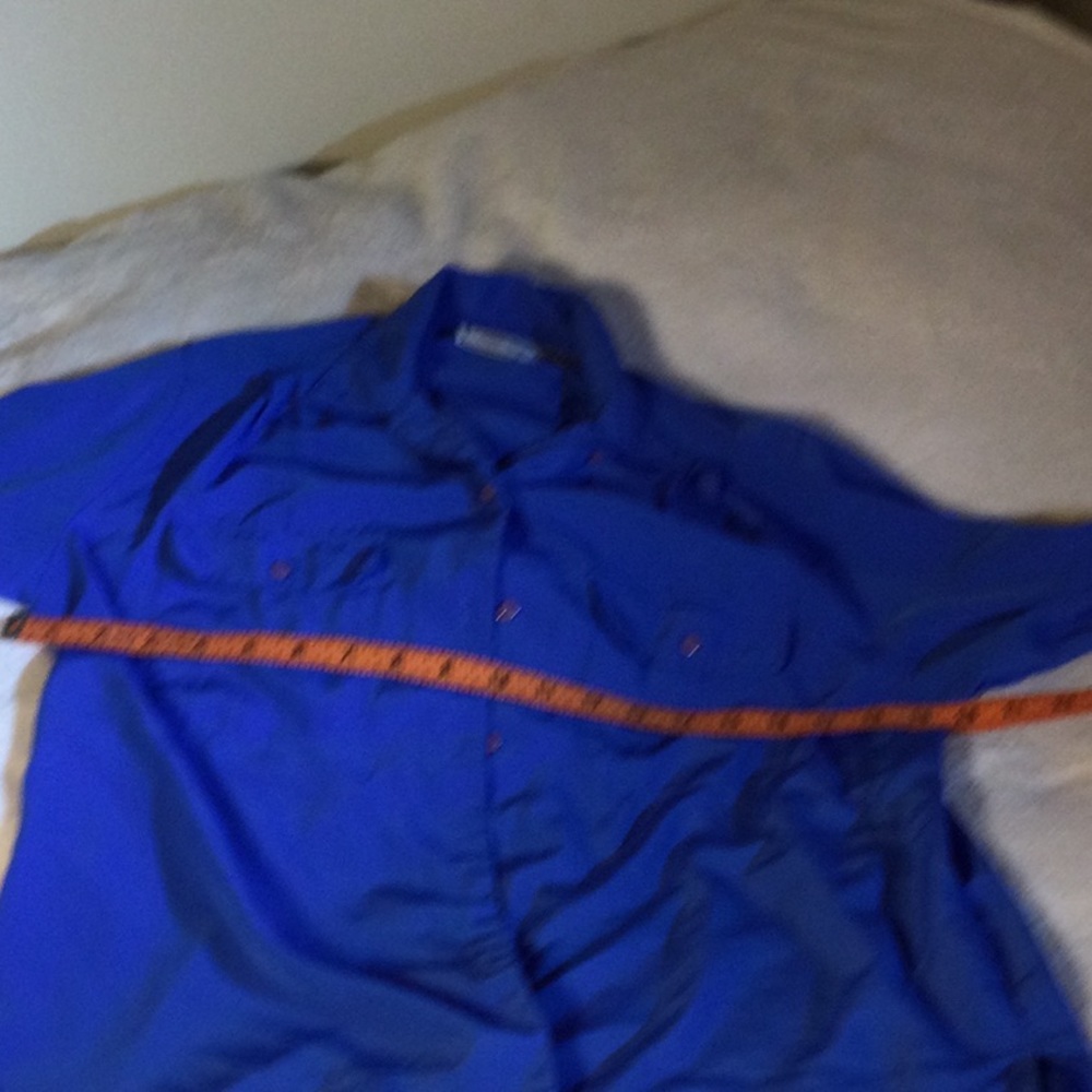 ⭐️ Vintage Cobalt Blue Long Sleeve Blouse by Anne Shuagnessy - Picture 4 of 10